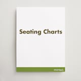 "Portrait Custom" - Custom Seating Charts in Charcoal by Minted - Front