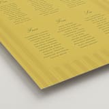 "Calia " - Custom Seating Charts in Caribbean Citrus by Ani Somi - Detail