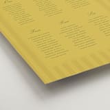 "Calia " - Custom Seating Charts in Caribbean Citrus by Ani Somi - Detail