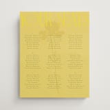 "Bloom" - Custom Seating Charts in Island Citrus by Morgan Kendall - Front