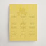 "Bloom" - Custom Seating Charts in Island Citrus by Morgan Kendall - Front