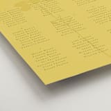"Bloom" - Custom Seating Charts in Island Citrus by Morgan Kendall - Detail