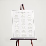 "Crestino" - Custom Seating Charts in Moss by Petra Kern - In Use