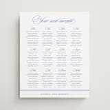 "POSH" - Custom Seating Charts in Ocean by Creo Study - Front