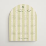 "Heirloom" - Custom Seating Charts in Citrine by Creo Study - Front