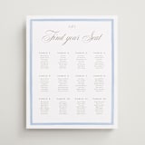 "Bristol" - Custom Seating Charts in Sky by Jennifer Wick - Front
