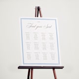 "Bristol" - Custom Seating Charts in Sky by Jennifer Wick - In Use