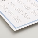 "Bristol" - Custom Seating Charts in Sky by Jennifer Wick - Detail