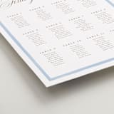 "Bristol" - Custom Seating Charts in Sky by Jennifer Wick - Detail