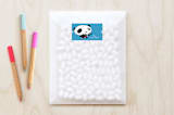 "Rockers" - Custom Stickers in Baby Blue by W.Fukuyama - Front