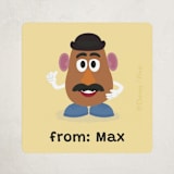 "Disney And Pixar's Mr. Potato Head Best Spuds" - Custom Stickers in Sunshine by Annie Holmquist - Front