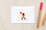 "Be Mine Cowboy" - Custom Stickers in Cherry by Bob Daly - In Use