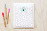 "Robot Friends" - Custom Stickers in Blue Mist by Dish and Spoon - Front