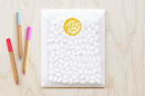 "You Are My Sunshine" - Custom Stickers in Gold by Shannon Chen of Four Wet Feet Studio - Front