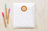 "Roarin' Wishes" - Custom Stickers in Brick by sweet street gals - Front