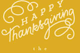 "Thanksgiving" - Custom Stickers in Golden by Lori Wemple - In Use