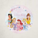 "Disney's Princess Portrait" - Custom Stickers in Cotton Candy by Cass Loh - Front