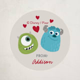 "The Scare Pair" - Custom Stickers in Cream by Oma N. Ramkhelawan - Front