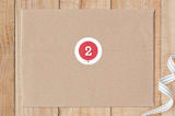 "Number Balloon" - Custom Stickers in Tomato by Jill Means - Front