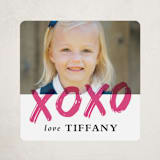 "Sealed with a Kiss" - Custom Stickers in Watermelon by Stacey Meacham - Front