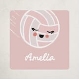 "Dig you" - Custom Stickers in Royal by Pixel and Hank - Front