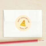 "Chip Chip Hooray" - Custom Stickers in Nacho by Annie Holmquist - Front