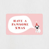 "Christmas Dogs" - Custom Stickers in Snow by Vivian Yiwing - In Use