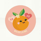 "Cutie Valentine" - Custom Stickers in Coral by Athena St Jacques - In Use