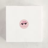 "Heart Eyes Sunglasses" - Custom Stickers in Bubblegum by Olivia Goree - In Use