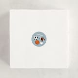 "#1" - Custom Stickers in Sky by JeAnna Casper - In Use