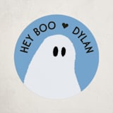 "never ghosted" - Custom Stickers in Pool by Claire - Front