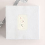"Merry Stack I" - Custom Stickers in Eggnog by Ana Sharpe - Front