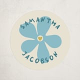 "surf love" - Custom Stickers in Caribbean by Tennie and Co. - Front