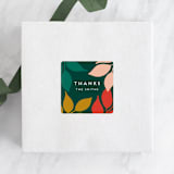 "Mod Leaves" - Custom Stickers in Festive by Genna Blackburn - Front