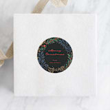 "Reindeer Forest" - Custom Stickers in Snow by Shannon Chen of Four Wet Feet Studio - Front