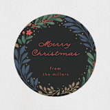 "Reindeer Forest" - Custom Stickers in Snow by Shannon Chen of Four Wet Feet Studio - In Use