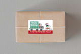 "Christmas Pick Me Up" - Custom Stickers in Snow by Danielle Hartgers - Front