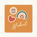 "V-day stickers" - Custom Stickers in Mustard by Creo Study - In Use