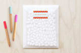 "you amaze me" - Custom Stickers in Tangerine by Design Lotus - Front