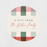 "Perfect Plaid" - Custom Stickers in Fruitcake by Pixel and Hank - In Use