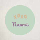 "So lucky" - Custom Stickers in Mint by Annie Holmquist - Front