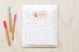 "You're a Peach" - Custom Stickers in Peach by Chryssi Tsoupanarias - Front