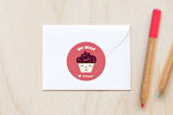 "Sweet Cupcake" - Custom Stickers in Strawberry by Bob Daly - In Use