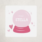 "Valentine MASH" - Custom Stickers in Cotton Candy by Jessie Steury - Front