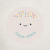 "Coolest" - Custom Stickers in Bluebell by Annie Holmquist - Front