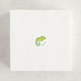 "Iguana Love" - Custom Stickers in Grass by Jessie Steury - In Use