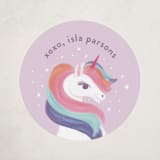"Uniquely Magic" - Custom Stickers in Sugarplum by Ashley DeMeyere - Front