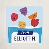 "Fruit Snacks" - Custom Stickers in Blueberry by Kacey Kendrick Wagner - Front