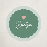 "Cool Treat" - Custom Stickers in Mint by Michelle Taylor - Front