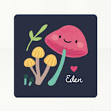 "funghi" - Custom Stickers in Midnight by peetie design - In Use